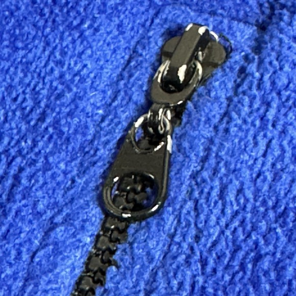 Vintage‎ Most Wanted Embroidered Red Crab Blue Fleece Vest Mens M - Picture 9 of 10